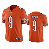 Nike Men & Women & Youth Chicago Bears #9 Jaquan Brisker Orange Vapor untouchable Limited Stitched Jersey,baseball caps,new era cap wholesale,wholesale hats